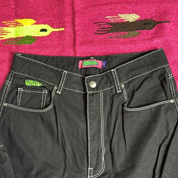 Empyre Women's Tori Black Carpenter Skate Pants size 10 - Picture 3 of 15